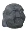 Product image 2 of the product “Happy Buddha head as watergame, 41cm height, cast stone, hollow, handcrafted & coloured ”